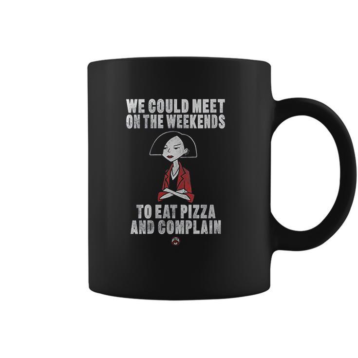 Daria Jane Lane Eat Pizza And Complain Portrait Coffee Mug