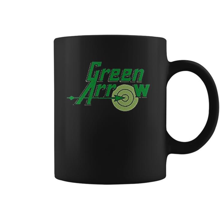 Dc Comics Green Text Logo Coffee Mug