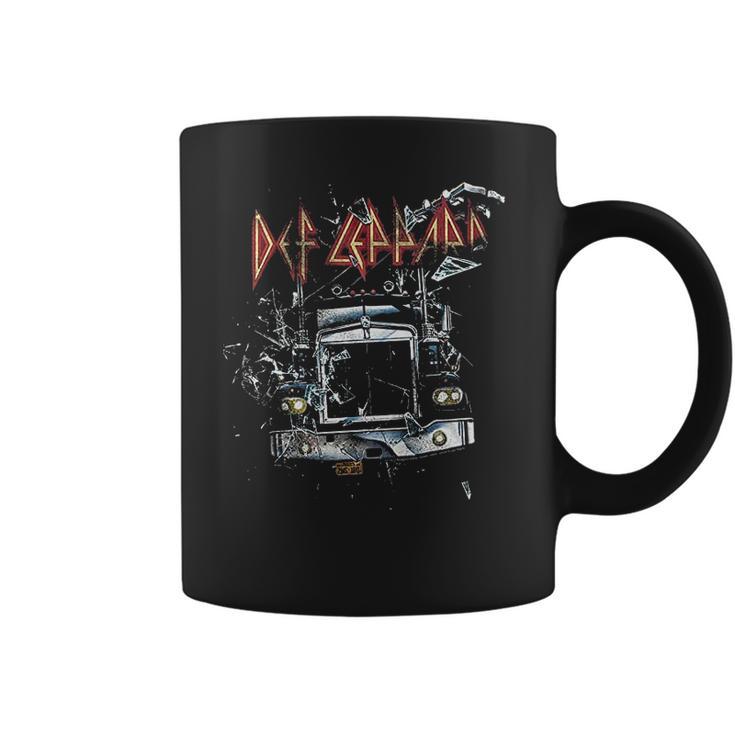 Def Leppard 80S Heavy Metal Band Rock N Roll Through The Glass Coffee Mug