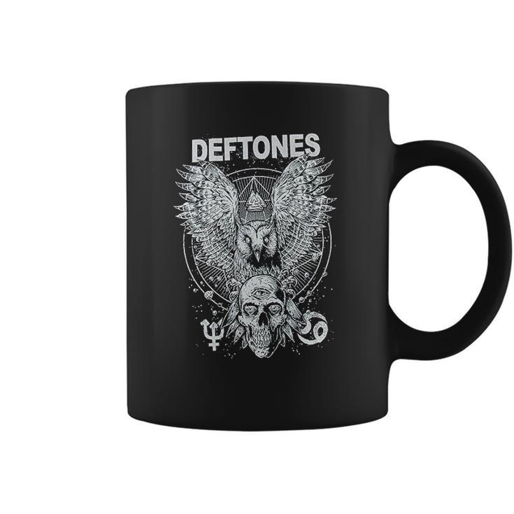 Deftones Owl And Skull Coffee Mug