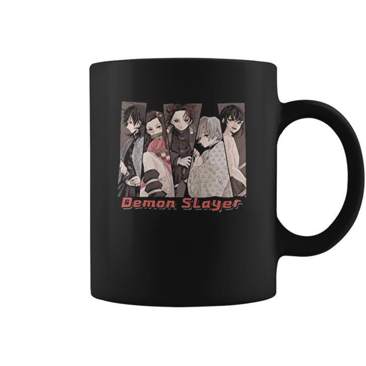 Demon Slayer Characters Art Coffee Mug