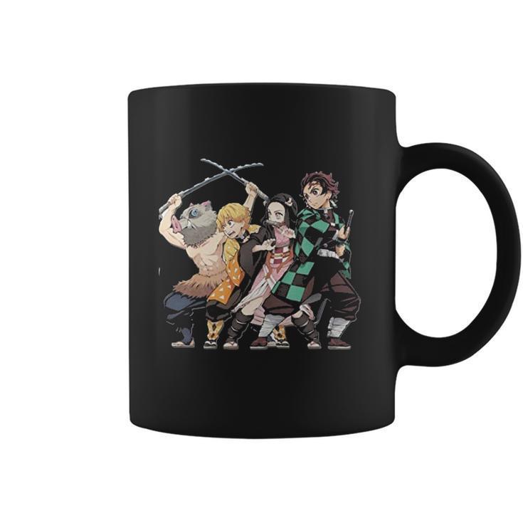 Demon Slayer Main Characters Coffee Mug