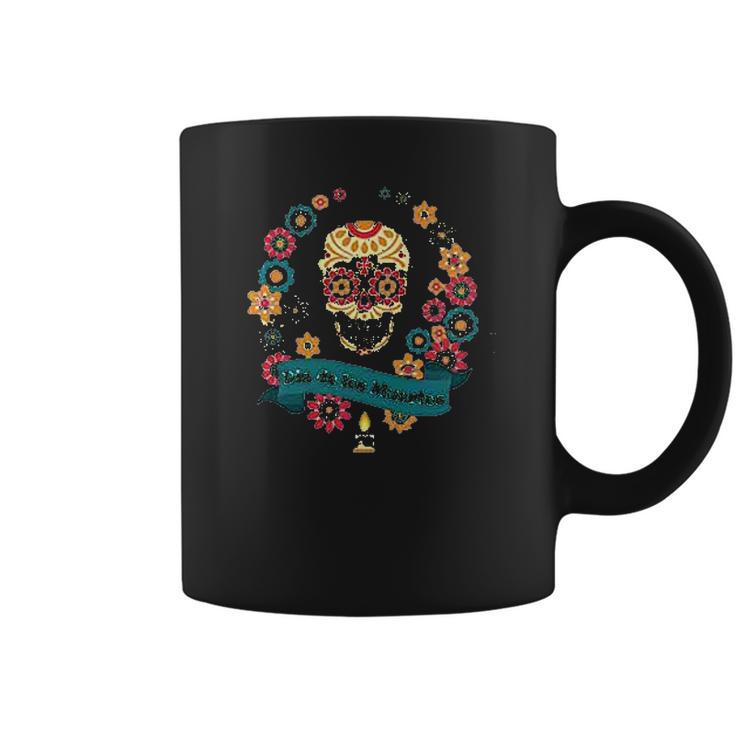 Dia De Los Muertos Sugar Skull Day Of The Dead Raglan Baseball Coffee Mug