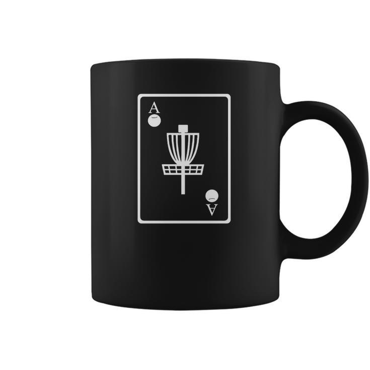 Disc Golf Ace Card Target Chains Frisbee - Womens T-Shirt Coffee Mug