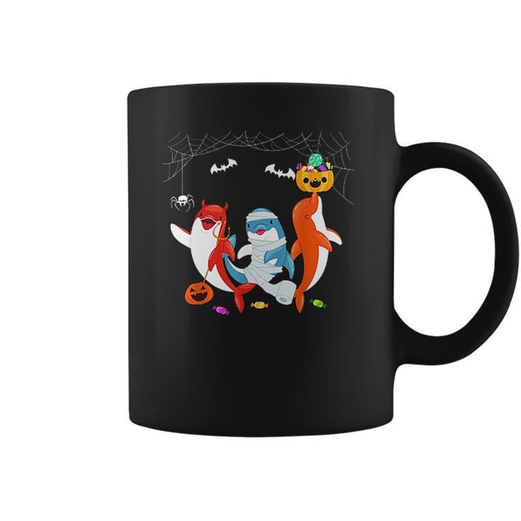 Dolphin Funny Halloween Coffee Mug