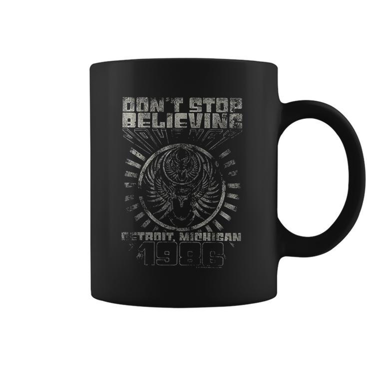 Dont Stop Believing Detroit Album Guitar Cover Rock Band Junior Coffee Mug