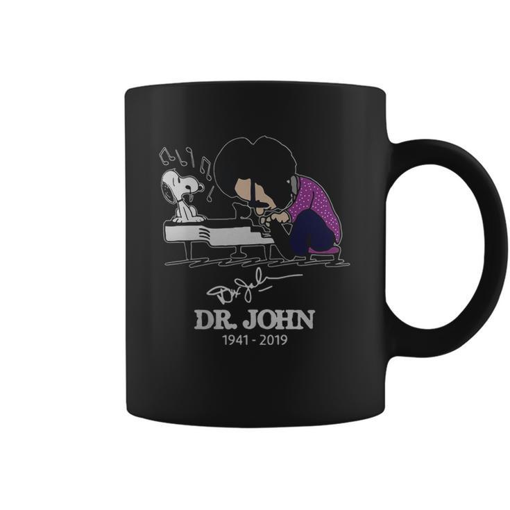 Dr John And Snoopy Mashup Schroeder Playing Piano Signature T-Shirt Coffee Mug