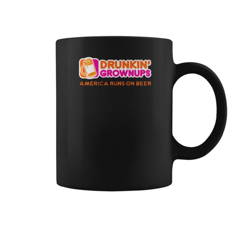 Drink Drunken Grownups American Run On Beer Dab Funny Coffee Mug