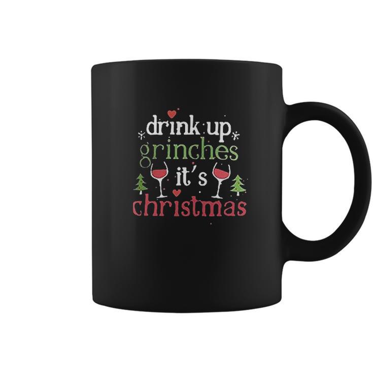 Drink Up Grinches Christmas Coffee Mug