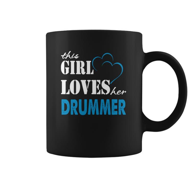 Drummer This Girl Love Her Drummer - Teefordrummer Coffee Mug