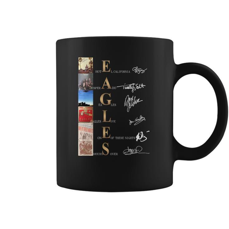 Eagles Band Albums Signatures Shirtn Coffee Mug