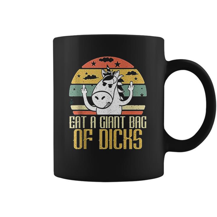 Eat A Giant Bag Of Dicks Funny Unicorn Coffee Mug