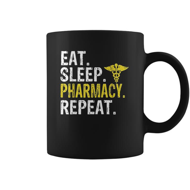 Eat Sleep Pharmacy Repeat Pharmacist Gift Coffee Mug