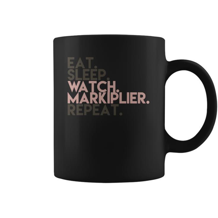 Eat Sleep Watch Markiplier Repeat T-Shirt Coffee Mug