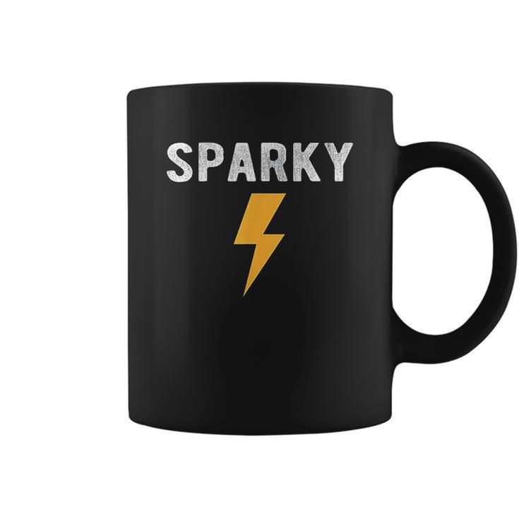 Electrician Gift Funny Sparky Nickname Lightning Coffee Mug