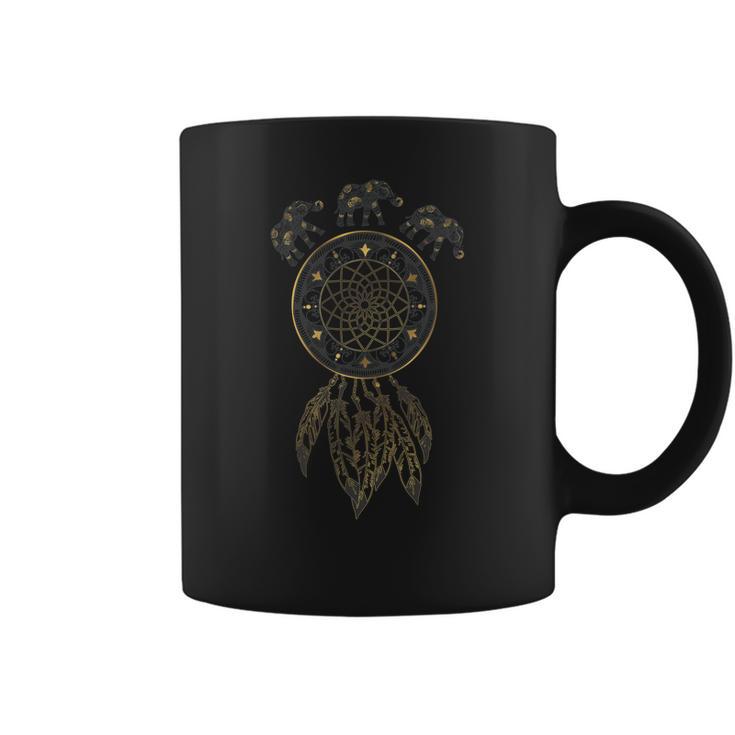 Elephant Dreamcatcher Bohemian Style Coffee Mug