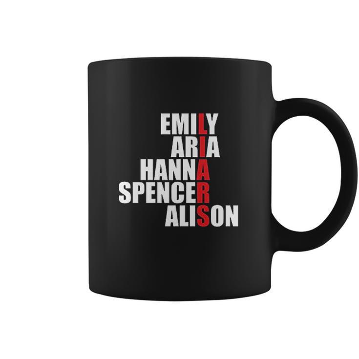 Emily Aria Hanna Spencer Alison Coffee Mug