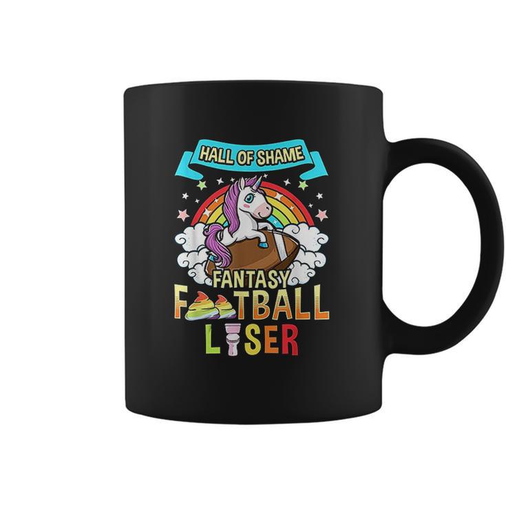 Fantasy Football Loser Last Place Funny Draft Party Unicorn Coffee Mug