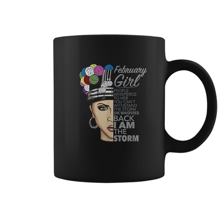 February Girl I Am The Storm Hmong Coffee Mug