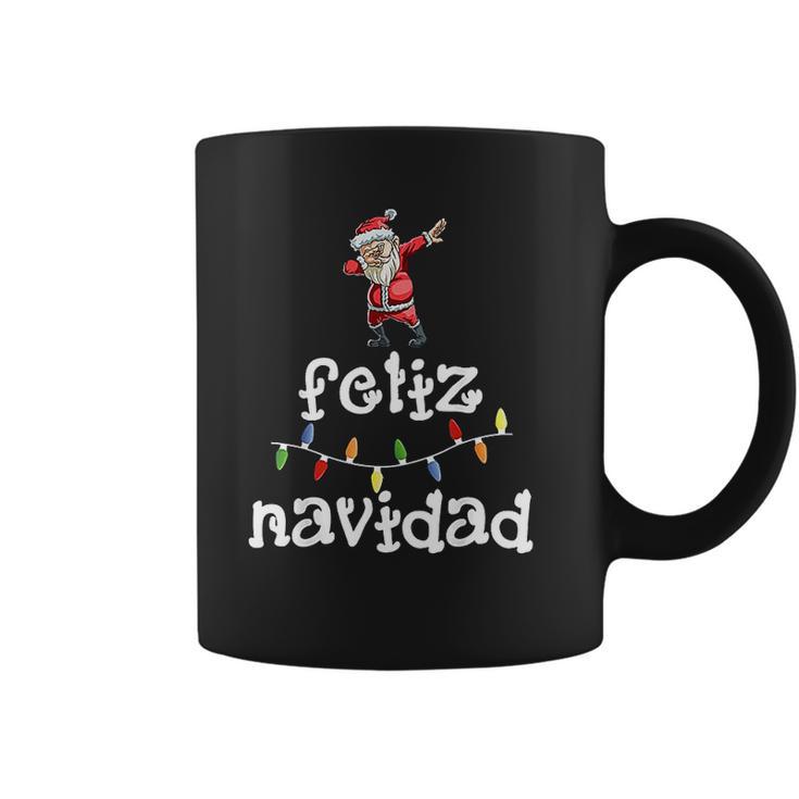 Feliz Navidad Christmas Dabbing Santa Spanish Gift Coffee Mug