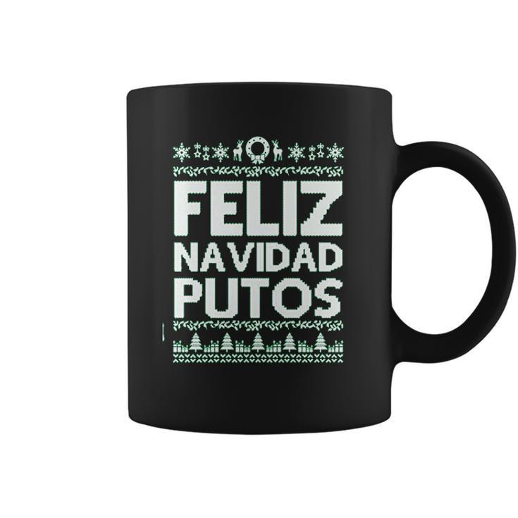 Feliz Navidad Putos Green Coffee Mug