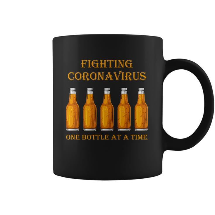 Fighting Virus One Bottle At A Time Coffee Mug