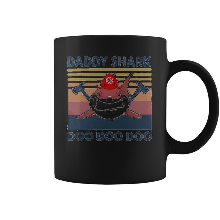 Firefighter Daddy Shark Doo Doo Doo Coffee Mug