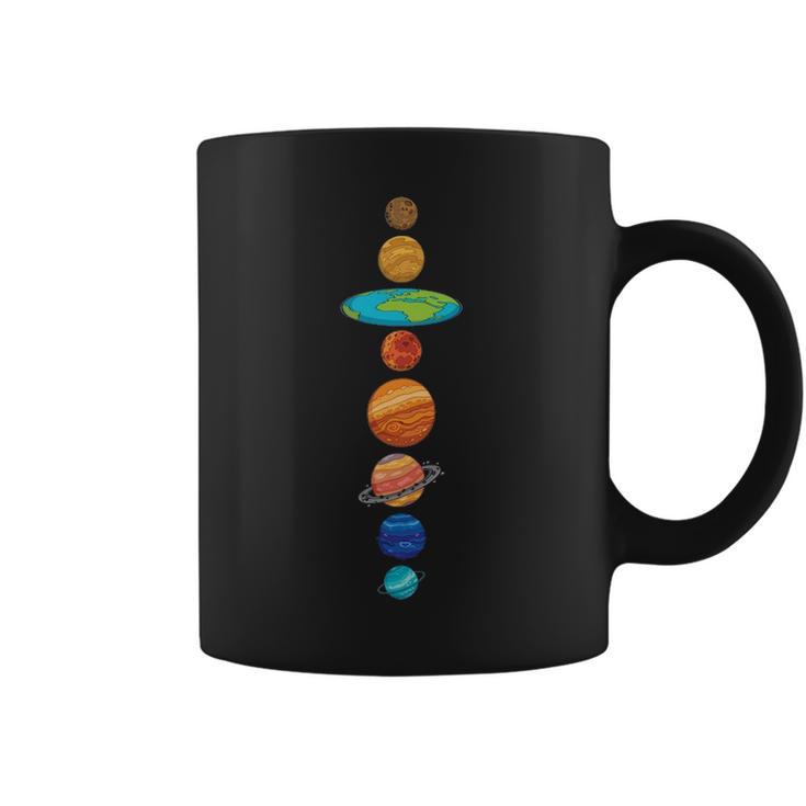 Flat Earth Conspiracy Theory Coffee Mug