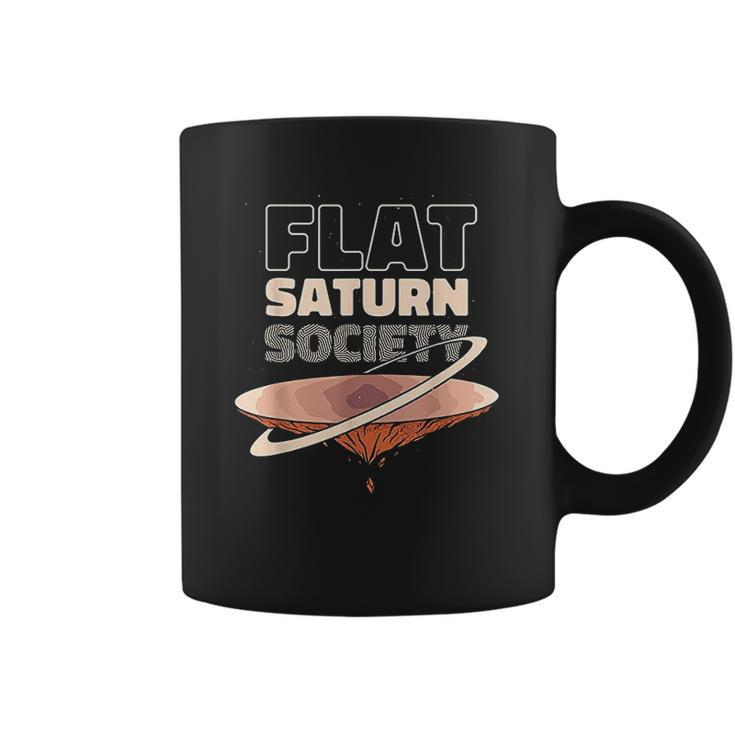 Flat Saturn Society Coffee Mug