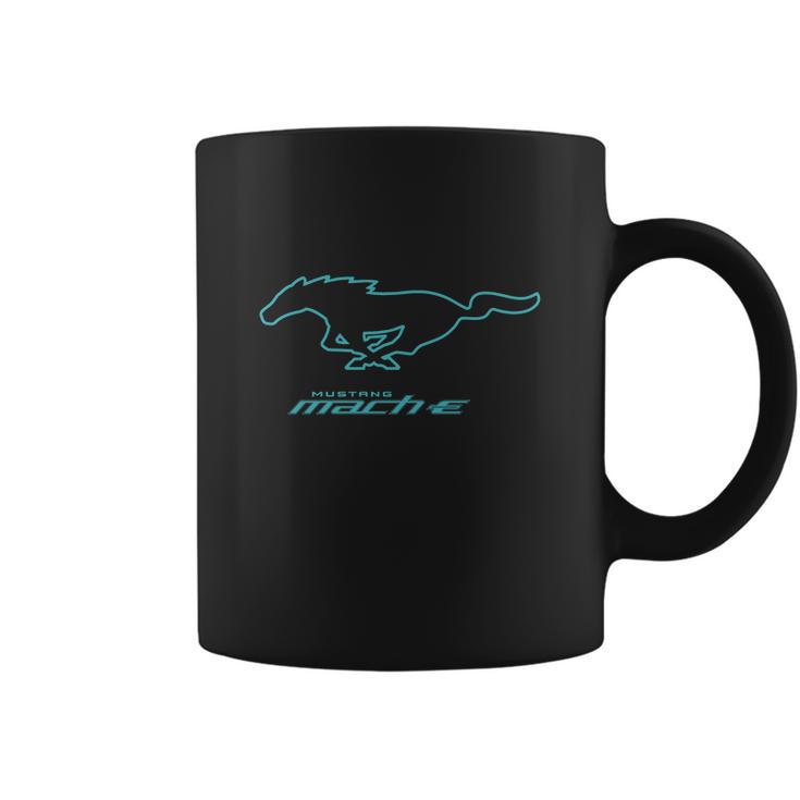 Ford Mustang Mach-E Blue Pony Logo T-Shirt Coffee Mug