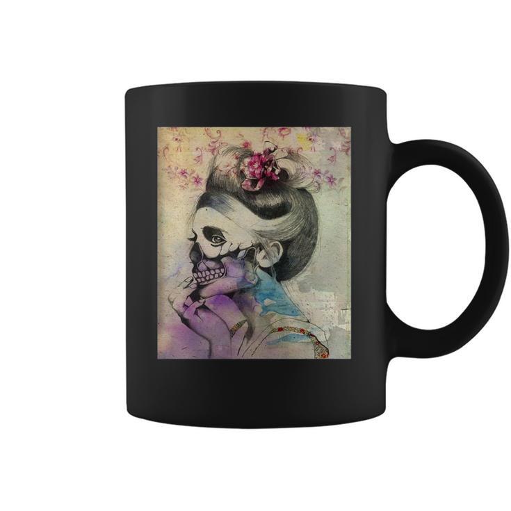 Frida Kahlo Skeleton Coffee Mug