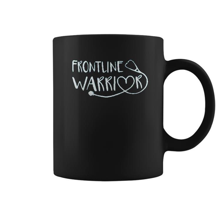 Frontline Warrior Nurse Funny Nursing Gifts Coffee Mug