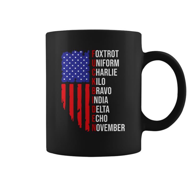 Fuck Biden Shirt Foxtrot Uniform Charlie Anti Joe Biden Coffee Mug