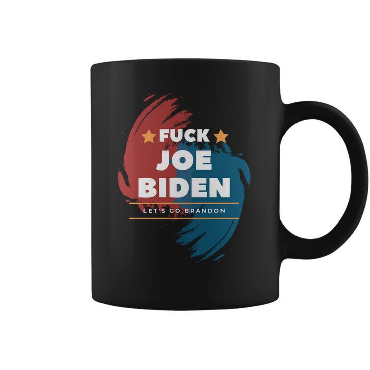 Fuck Joe Biden Lets Go Brandon Star Coffee Mug