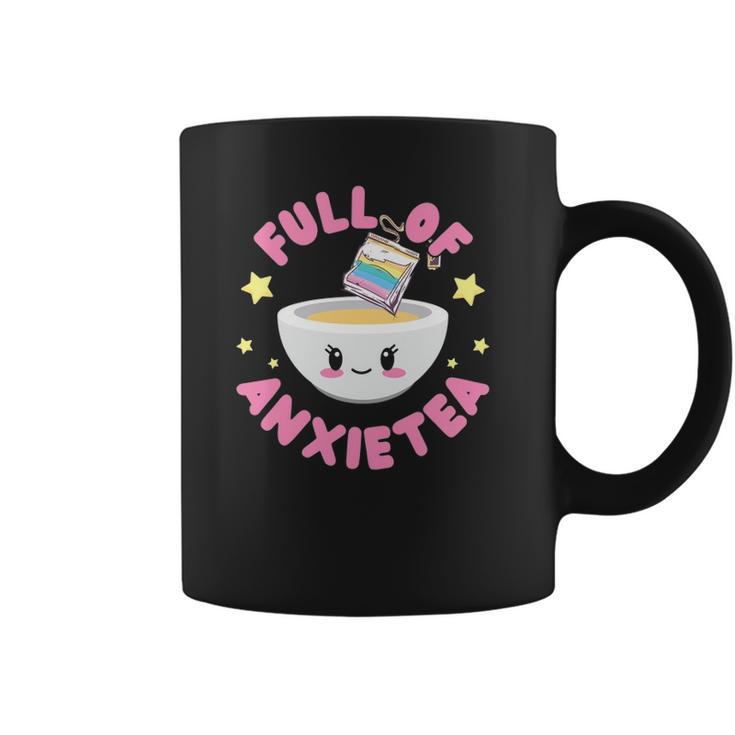 Full Of Anxietea Full Of Anxiety Cute Kawaii Pastel Goth Coffee Mug