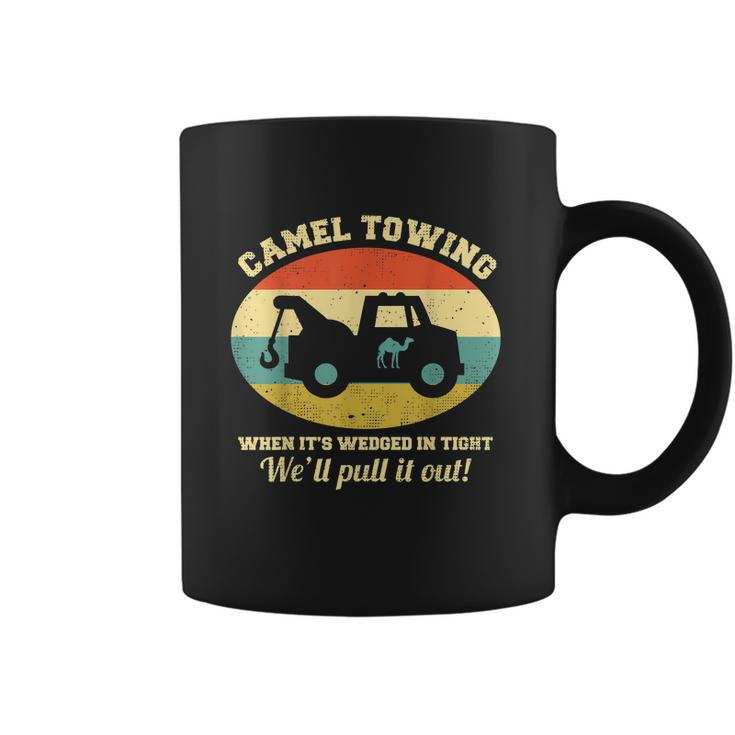 Funny Camel Towing Retro Adult Humor Saying Funny Halloween Gift Coffee Mug