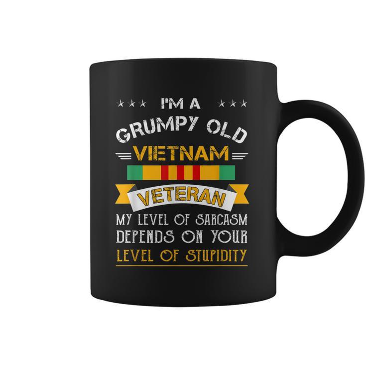 Funny Gift For Grumpy Old Vietnam Veteran Graphic Design Printed Casual Daily Basic Coffee Mug