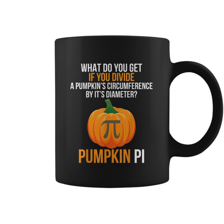 Funny Halloween Costume Math Teacher Pumpkin Pi Men Adult Coffee Mug