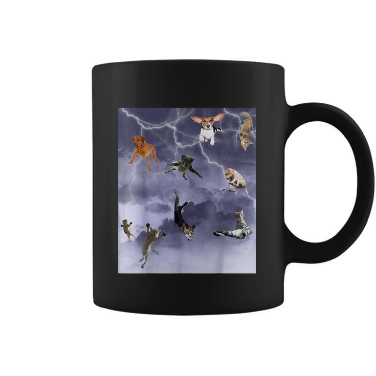 Funny Its Raining Cats And Dogs Coffee Mug