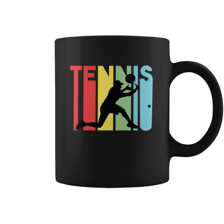 Funny Retro Tennis Logo Coffee Mug