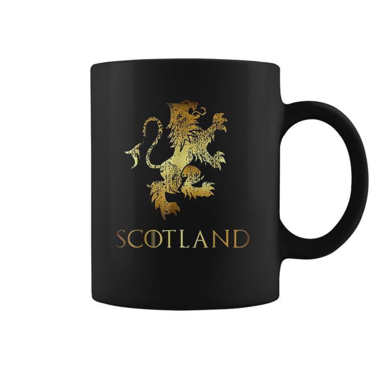 Funny Scotland Lion Rampant   Scottish Kilts Coffee Mug