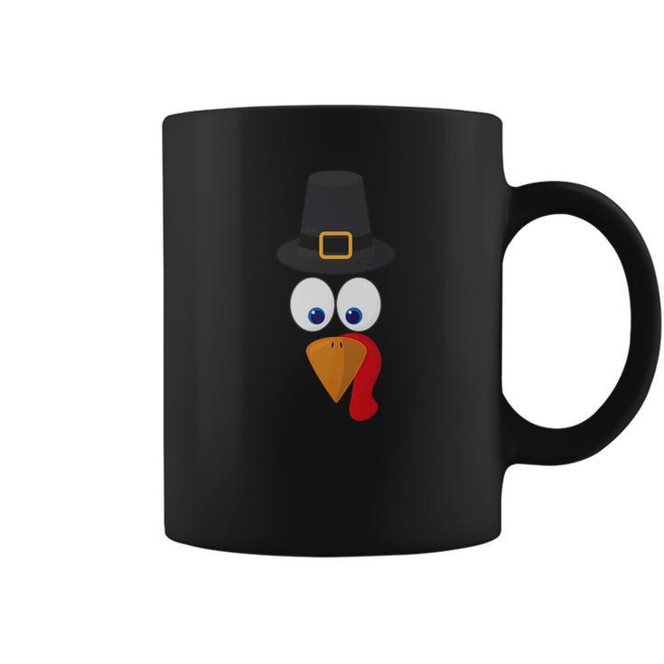 Funny Thanksgiving Turkey Face Party Gift Coffee Mug