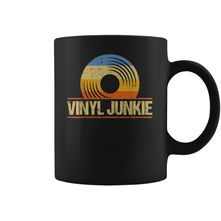 Funny Vinyl Junkie Record Collector Player Dj Coffee Mug