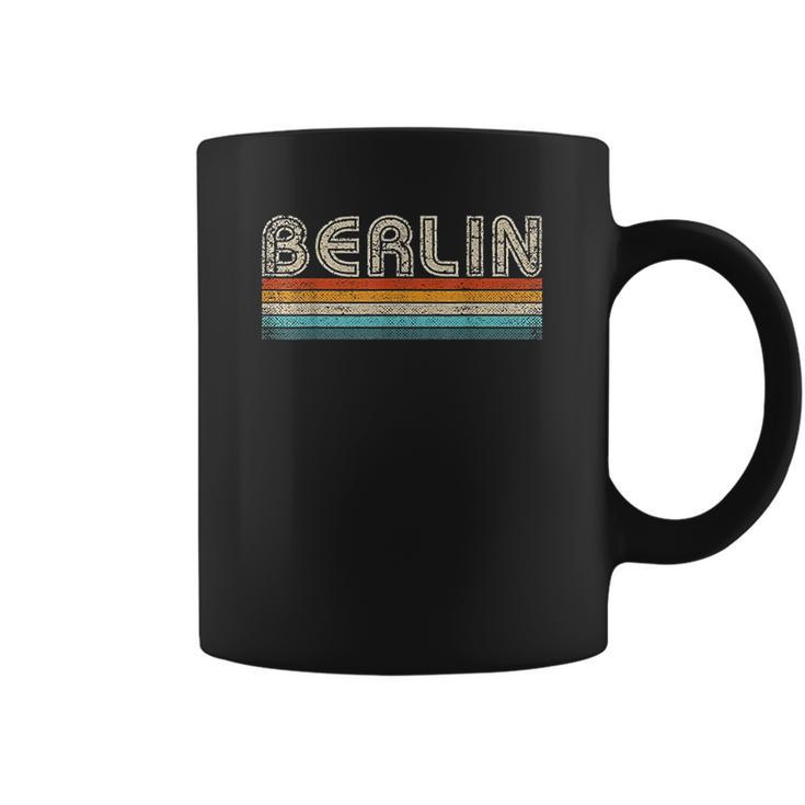 German Capital City Vintage Souvernir 70S 80S Retro Berlin Coffee Mug