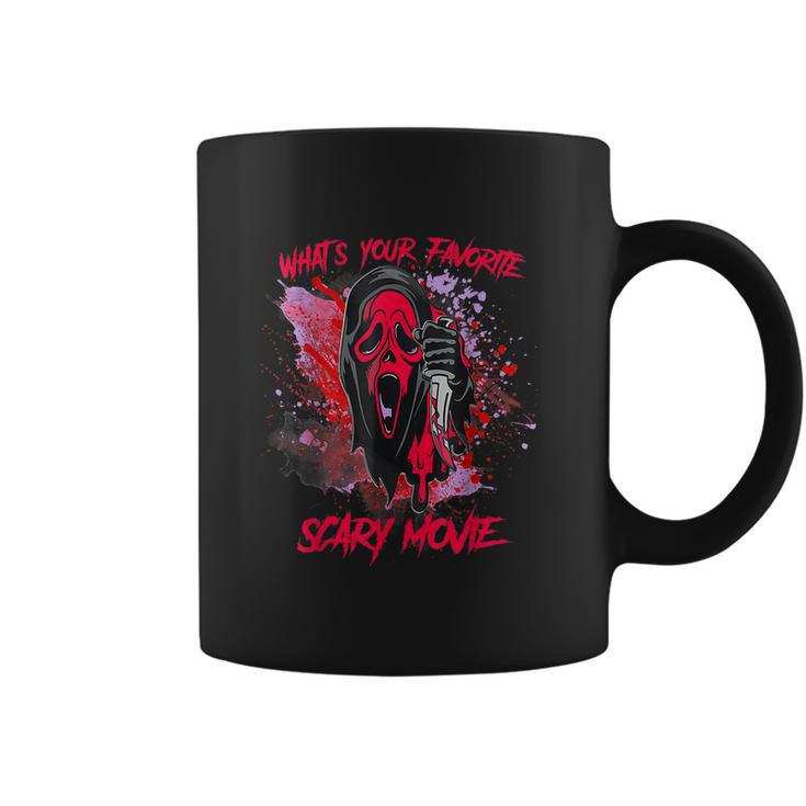 Ghostface Halloween Whats Your Favorite Scary Movie Coffee Mug