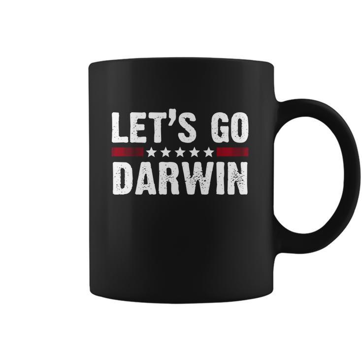 Lets Go Darwin Vintage Logo Coffee Mug