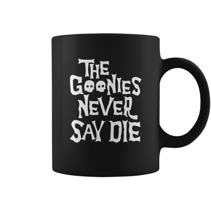 The Goonies Never Say Die Skull Coffee Mug