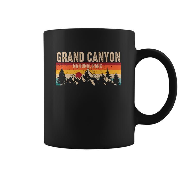 Grand Canyon National Park Arizona Travel Lover Camping Retro Coffee Mug