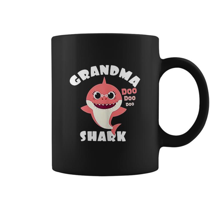 Grandma Shark Gift Shark Baby Cute Design Family Coffee Mug