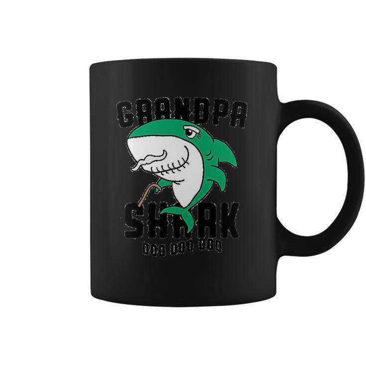 Grandpa Shark Daddy Grandfather Halloween Christmas Coffee Mug